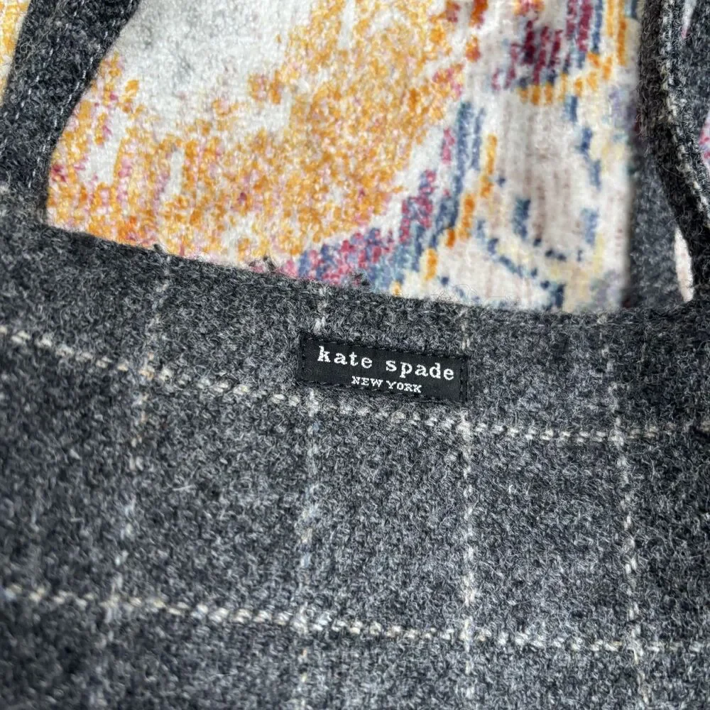 Kate Spade Vintage Wool Shoulder Bag